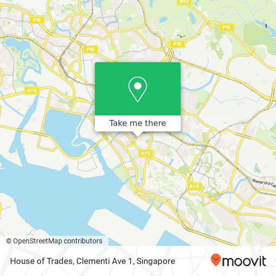 House of Trades, Clementi Ave 1 map