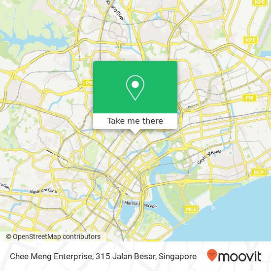 Chee Meng Enterprise, 315 Jalan Besar地图