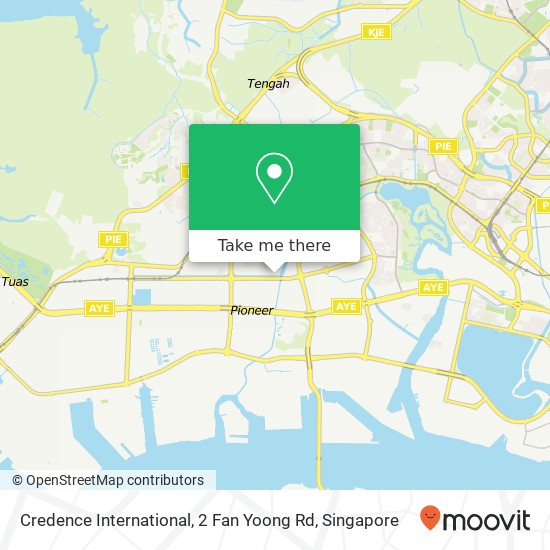 Credence International, 2 Fan Yoong Rd map