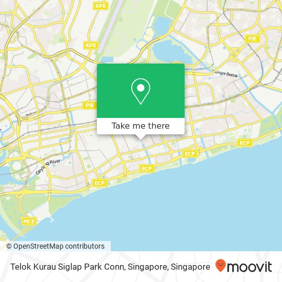 Telok Kurau Siglap Park Conn, Singapore地图