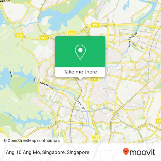 Ang 10 Ang Mo, Singapore map