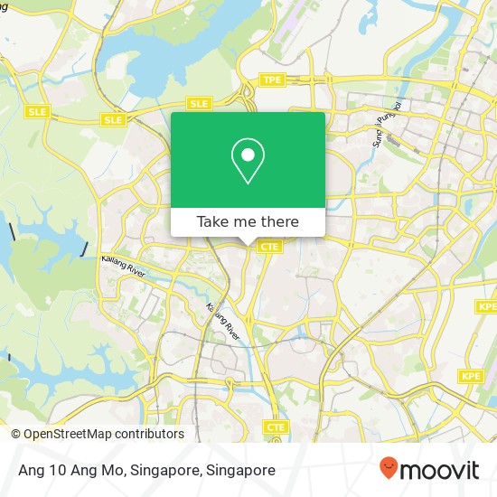 Ang 10 Ang Mo, Singapore map