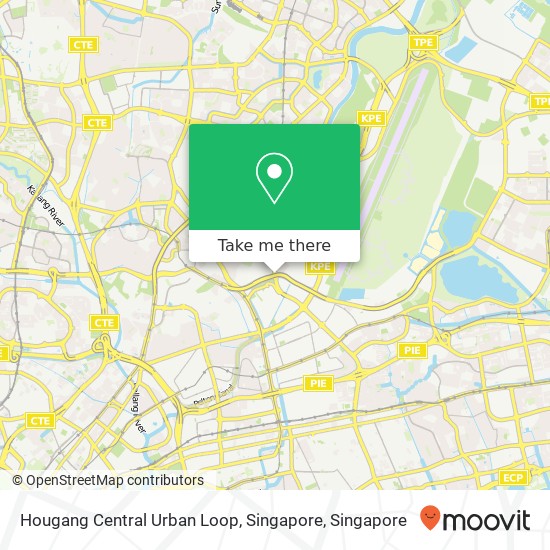 Hougang Central Urban Loop, Singapore地图