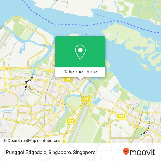 Punggol Edgedale, Singapore地图