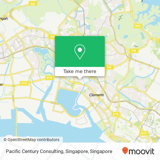 Pacific Century Consulting, Singapore map