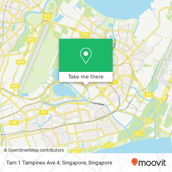 Tam 1 Tampines Ave 4, Singapore地图