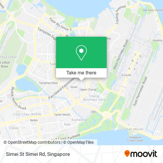 Simei St Simei Rd map