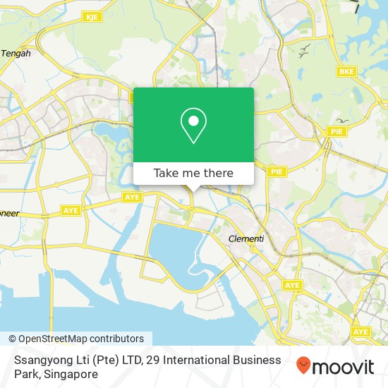 Ssangyong Lti (Pte) LTD, 29 International Business Park map