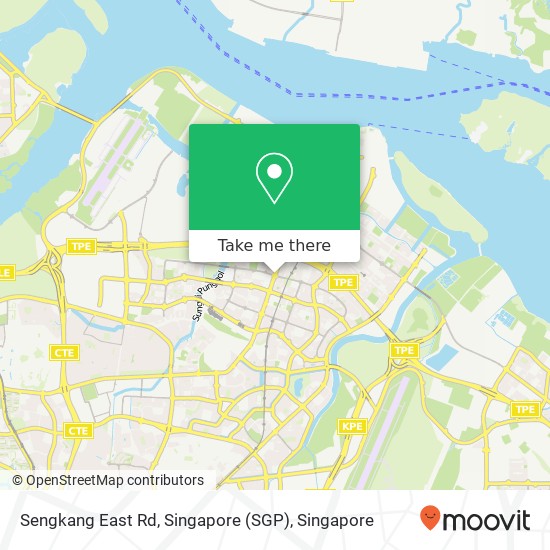 Sengkang East Rd, Singapore (SGP) map
