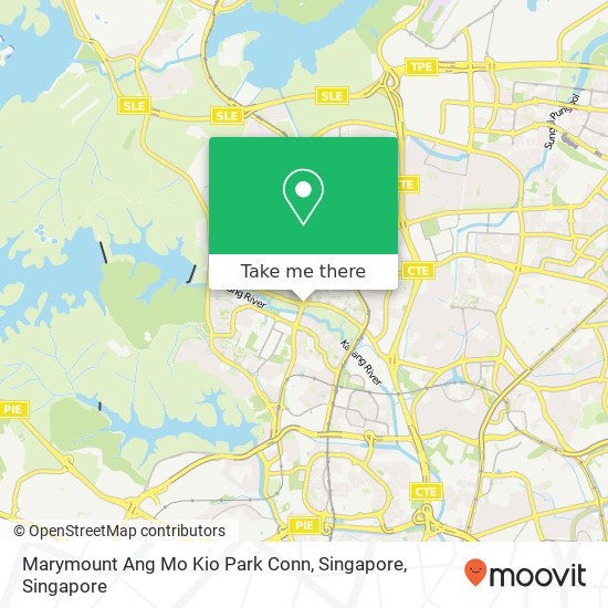 Marymount Ang Mo Kio Park Conn, Singapore map