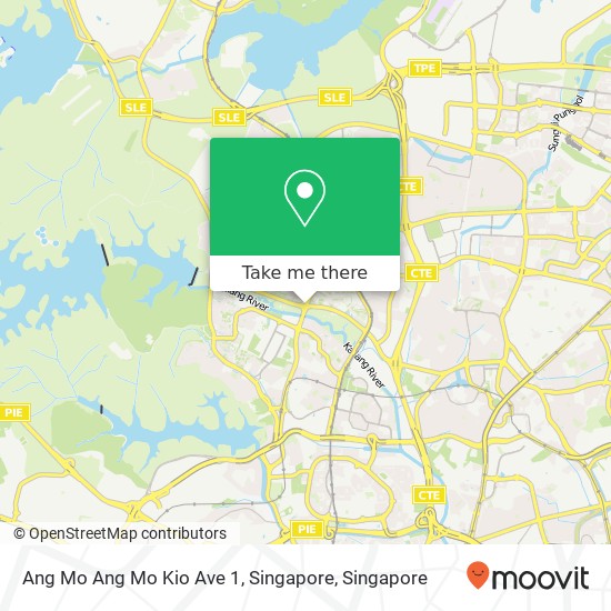 Ang Mo Ang Mo Kio Ave 1, Singapore地图