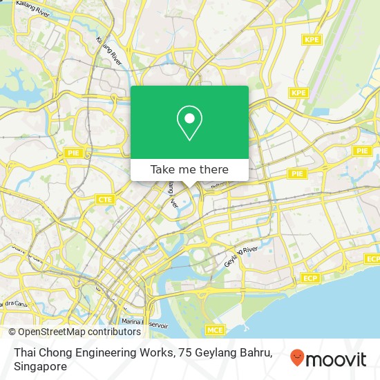 Thai Chong Engineering Works, 75 Geylang Bahru map