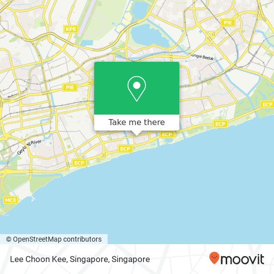 Lee Choon Kee, Singapore map