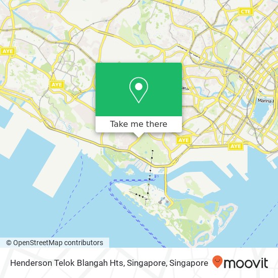 Henderson Telok Blangah Hts, Singapore map