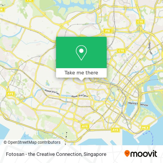 Fotosan - the Creative Connection map