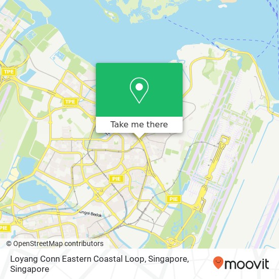 Loyang Conn Eastern Coastal Loop, Singapore地图