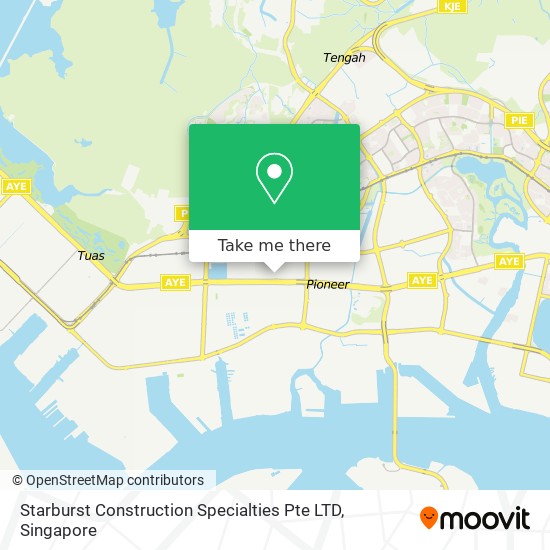 Starburst Construction Specialties Pte LTD map