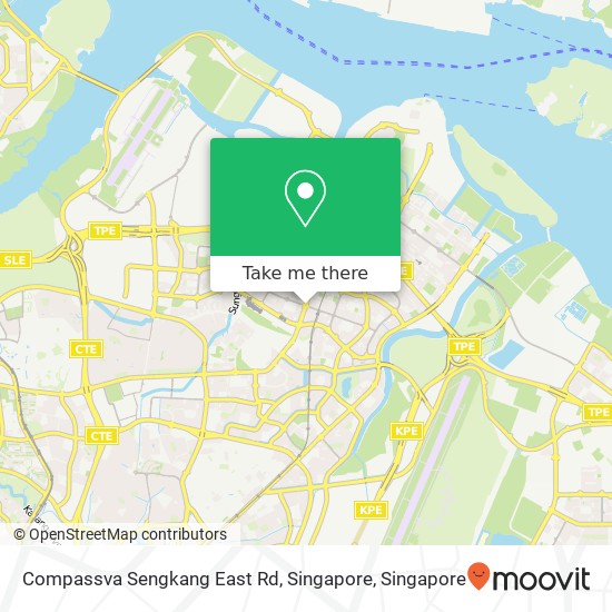Compassva Sengkang East Rd, Singapore map