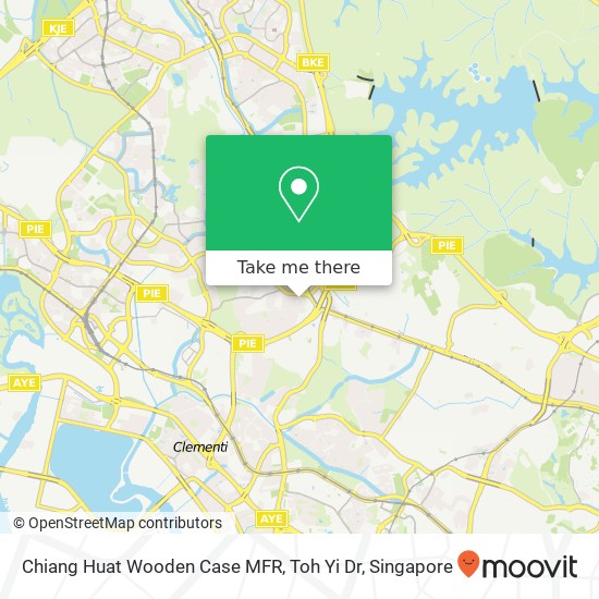 Chiang Huat Wooden Case MFR, Toh Yi Dr地图