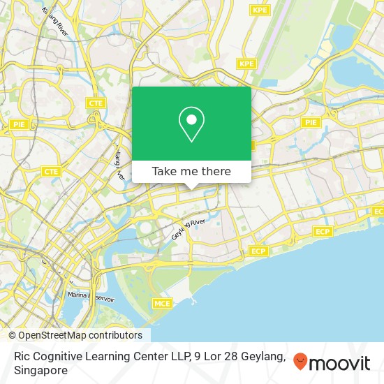 Ric Cognitive Learning Center LLP, 9 Lor 28 Geylang map