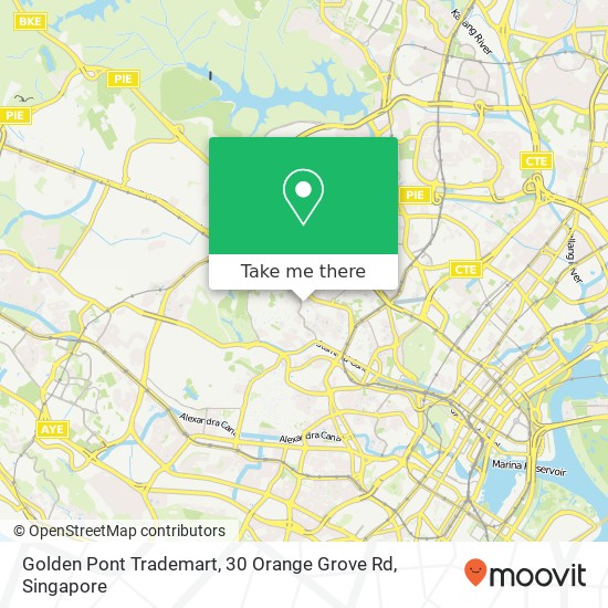 Golden Pont Trademart, 30 Orange Grove Rd map