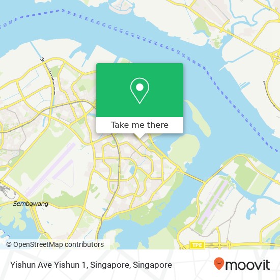 Yishun Ave Yishun 1, Singapore地图