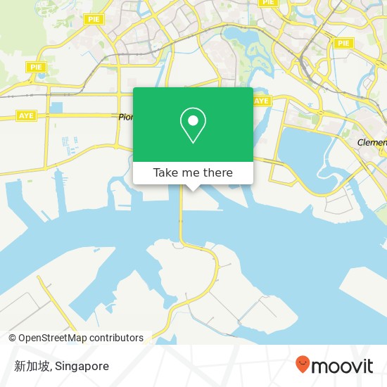 新加坡 map