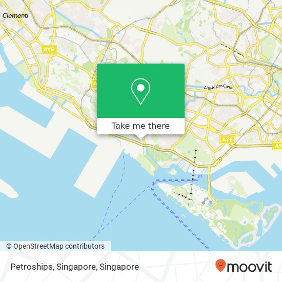 Petroships, Singapore map