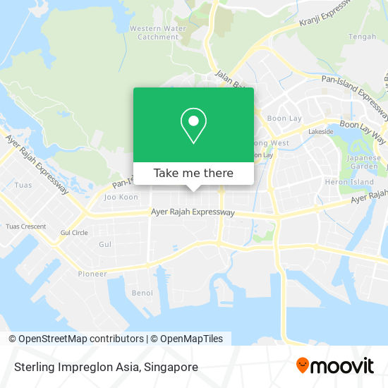 Sterling Impreglon Asia map