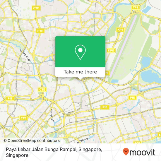 Paya Lebar Jalan Bunga Rampai, Singapore地图