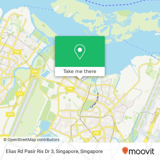Elias Rd Pasir Ris Dr 3, Singapore map