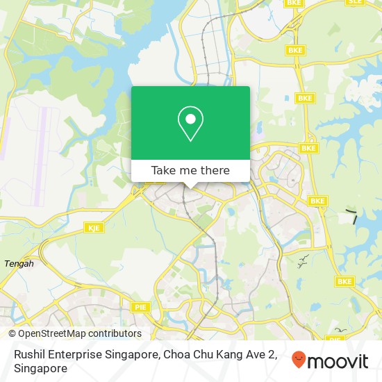 Rushil Enterprise Singapore, Choa Chu Kang Ave 2 map