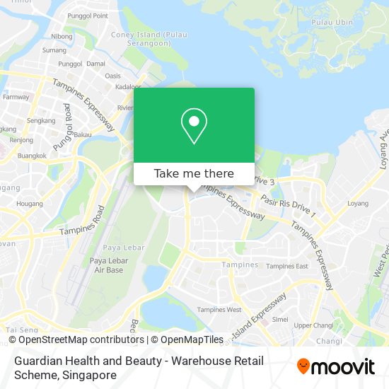 Guardian Health and Beauty - Warehouse Retail Scheme map