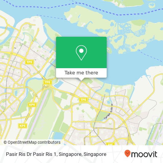 Pasir Ris Dr Pasir Ris 1, Singapore map