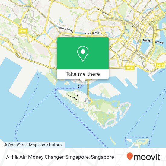Alif & Alif Money Changer, Singapore map