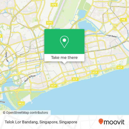 Telok Lor Bandang, Singapore map