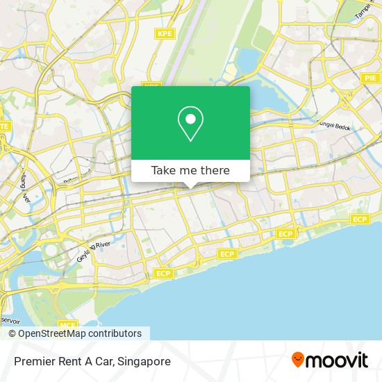 Premier Rent A Car map