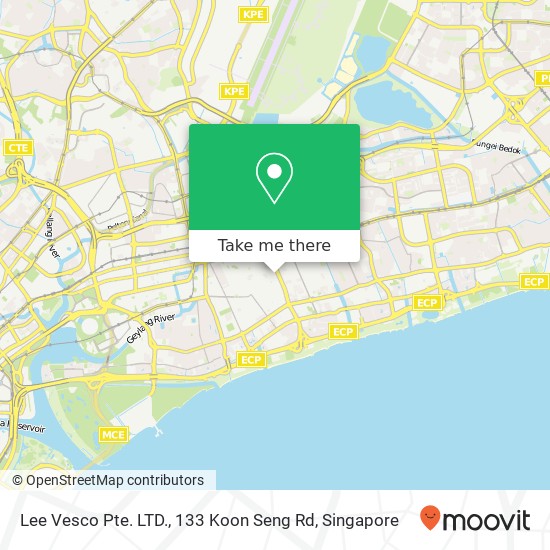 Lee Vesco Pte. LTD., 133 Koon Seng Rd地图