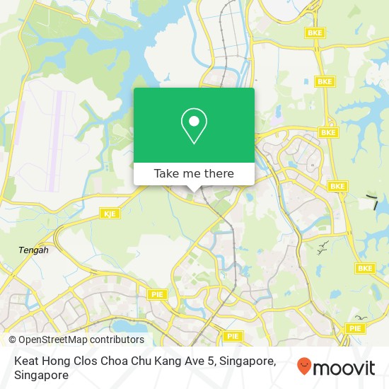 Keat Hong Clos Choa Chu Kang Ave 5, Singapore地图