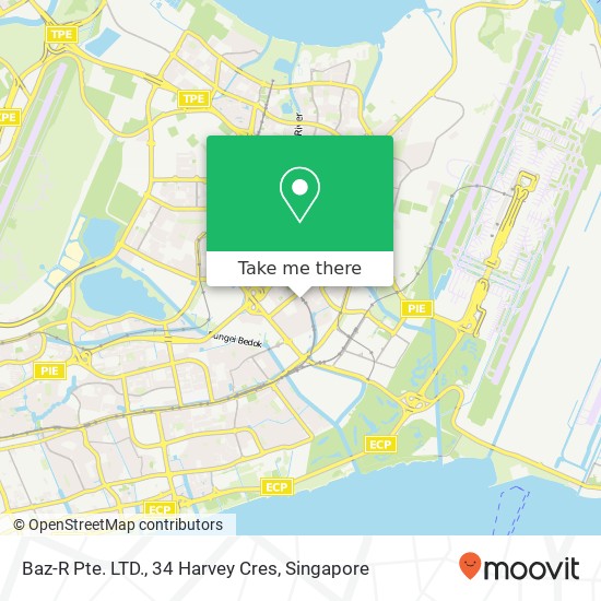 Baz-R Pte. LTD., 34 Harvey Cres map