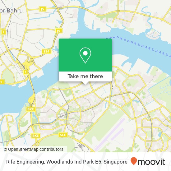 Rife Engineering, Woodlands Ind Park E5 map