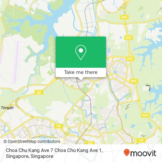 Choa Chu Kang Ave 7 Choa Chu Kang Ave 1, Singapore地图