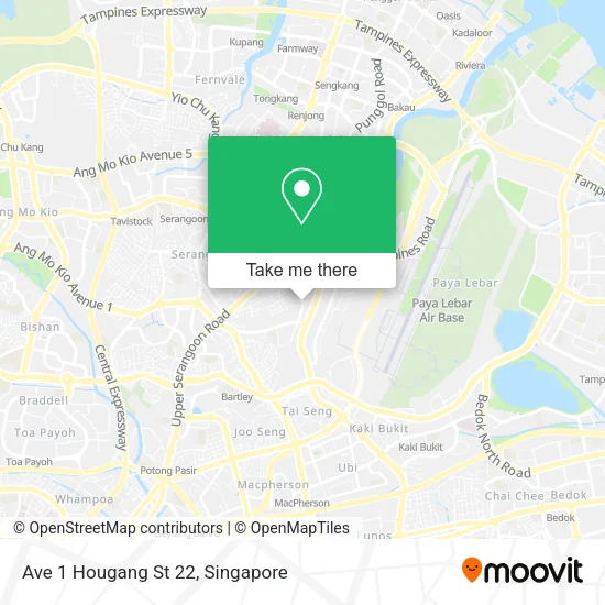 Ave 1 Hougang St 22 map