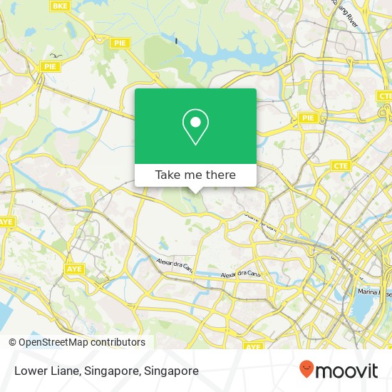 Lower Liane, Singapore map