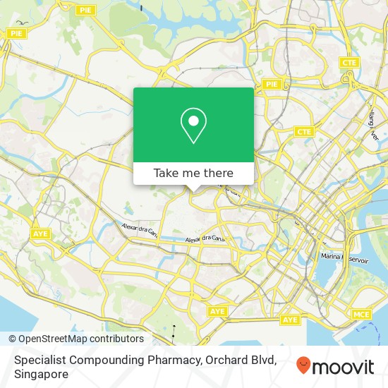 Specialist Compounding Pharmacy, Orchard Blvd map