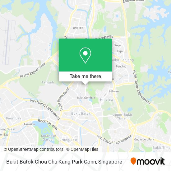 Bukit Batok Choa Chu Kang Park Conn map