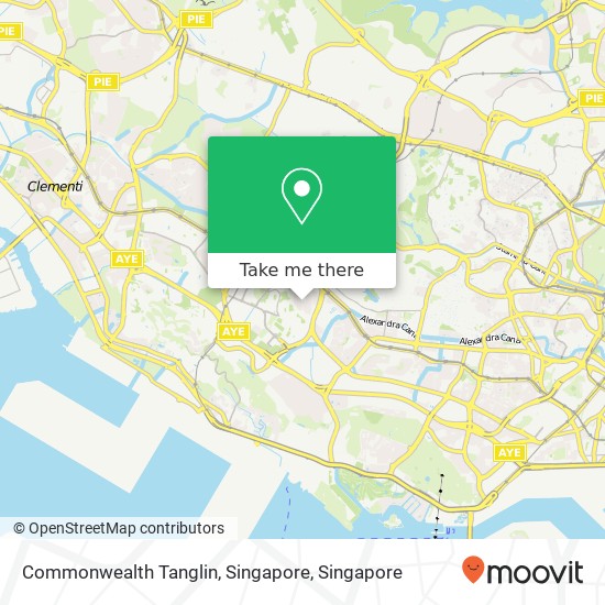 Commonwealth Tanglin, Singapore map