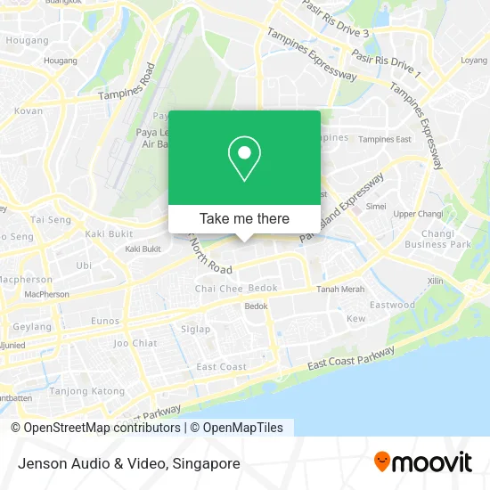 Jenson Audio & Video map