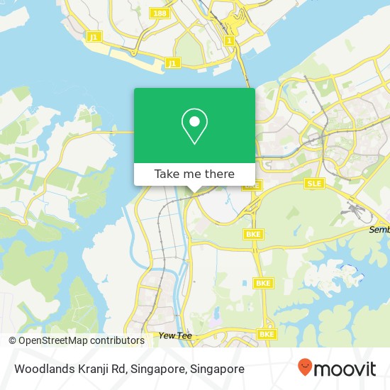 Woodlands Kranji Rd, Singapore map