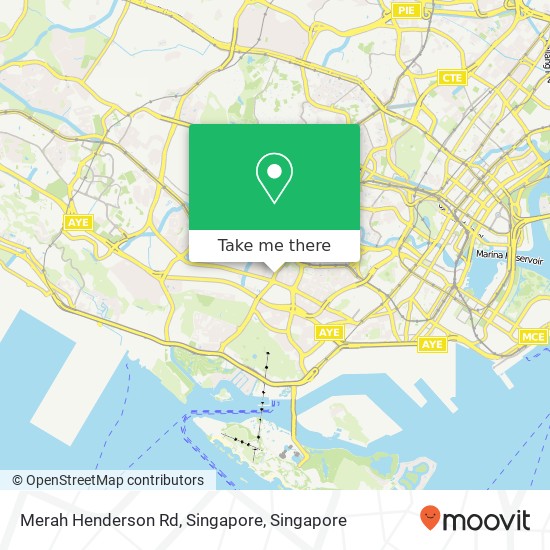 Merah Henderson Rd, Singapore地图